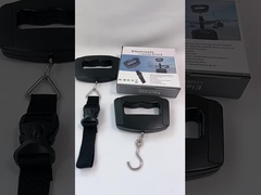 Viaje com Confiança Usando Balança Digital de Bagagem com Capacidade para 50kg e Luz de Fundo