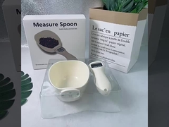 Balança Digital de Medição de Peso de Alimentos, Portátil, com Display, Colher Medidora para Alimentação de Cães e Gatos