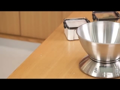 Balança de Cozinha Eletrônica Aço Inoxidável