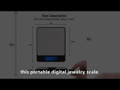 Pesagem digital a bateria 500g Capacidade 0,01g Divisão para medições precisas